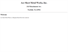 Tablet Screenshot of acemetalworks.com